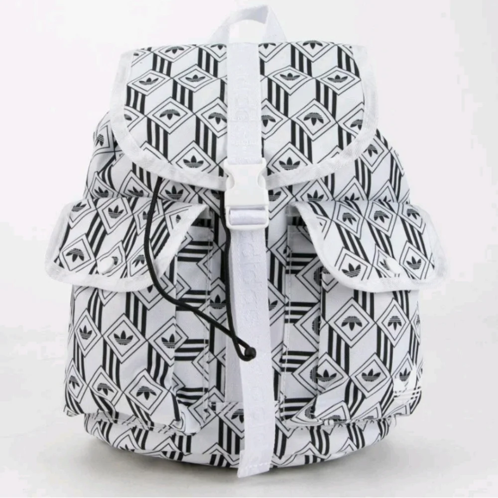 Adidas Monochrome Geometric Women's Backpack - Picture 2 of 13